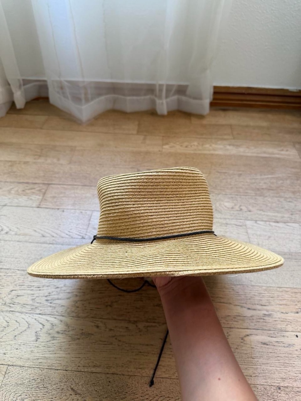 Women’s Straw Sun Hat - Natural Beige
